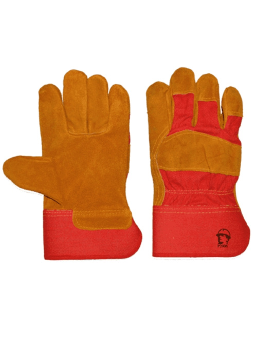 Перчатки спилковые комбинированные усиленные